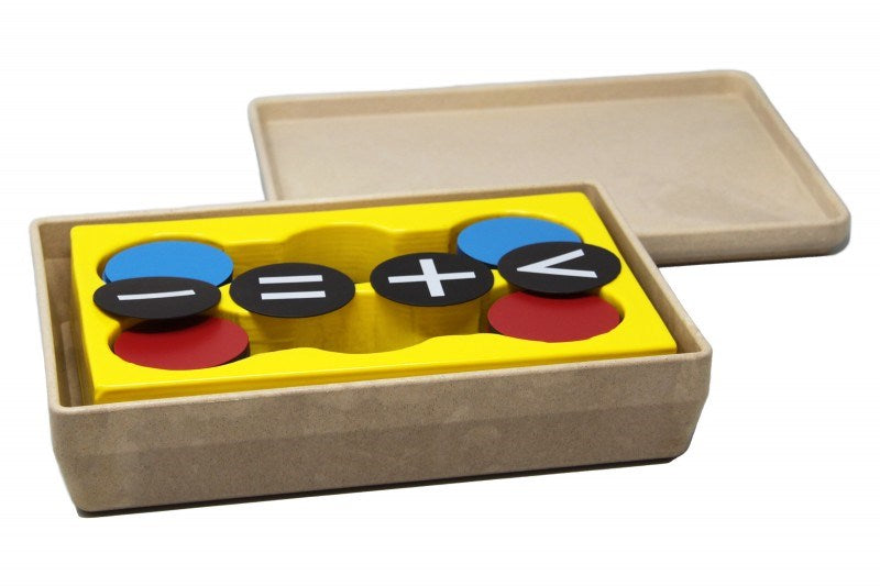 Magnetic Red and Blue Counting Chips Pack of 100