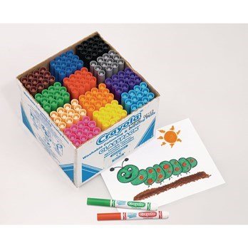 Crayola Broadline Colouring Pens - Pack Of 144 - ABC School Supplies
