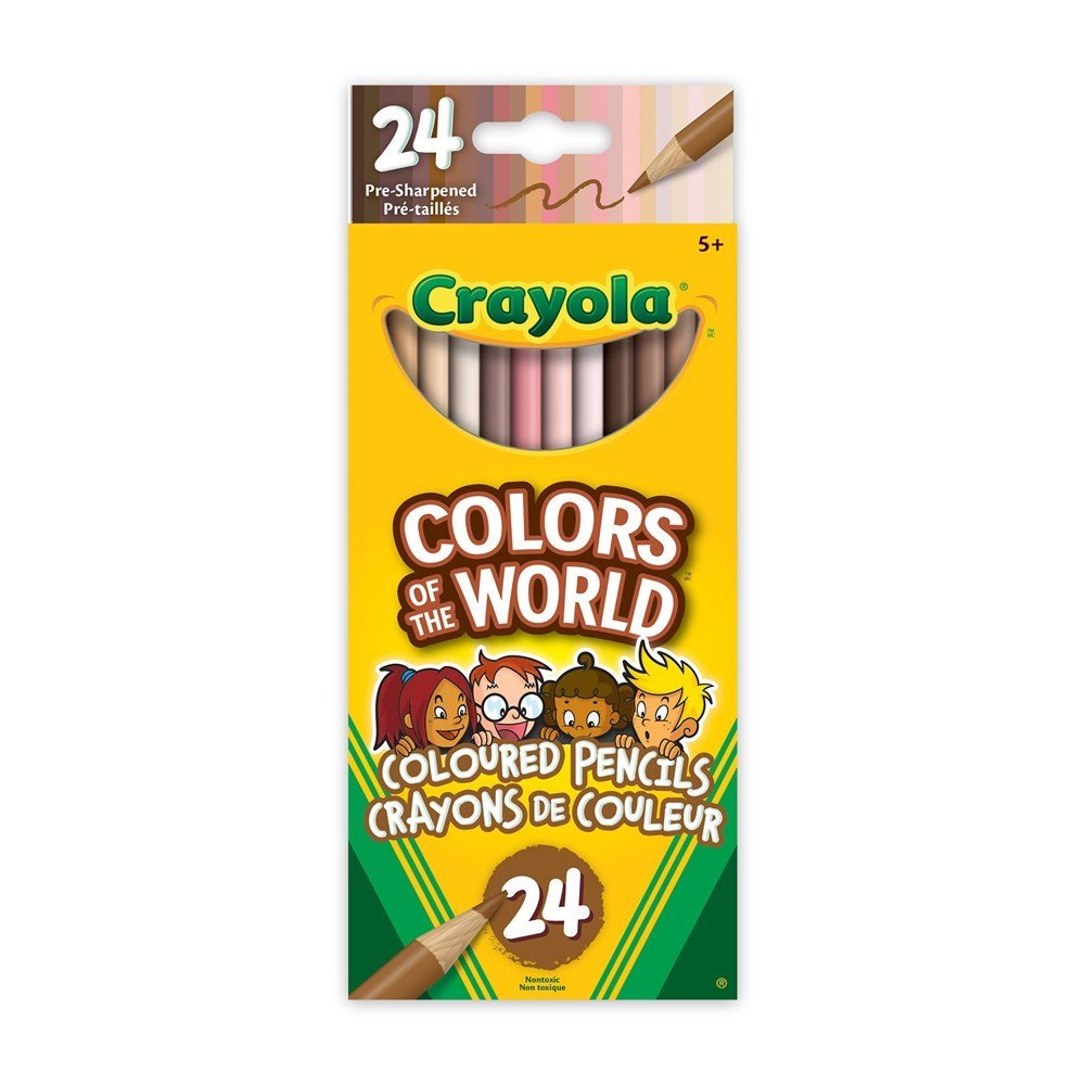 Crayola Colors of the World Coloured Pencils Pack of 24 - ABC School Supplies