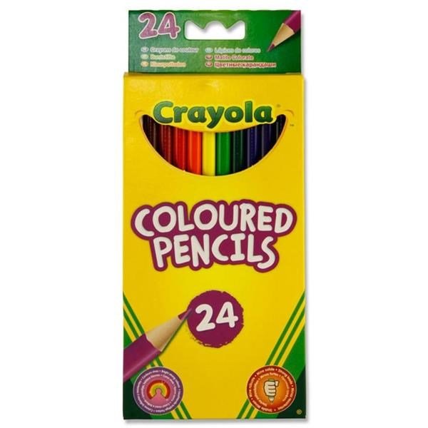 Crayola Pkt.24 Coloured Pencils - ABC School Supplies