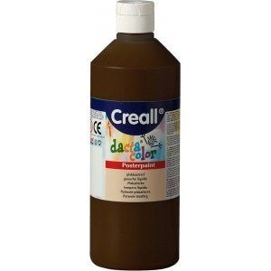 Creall 500Ml Bottle Poster Paint - Black - ABC School Supplies