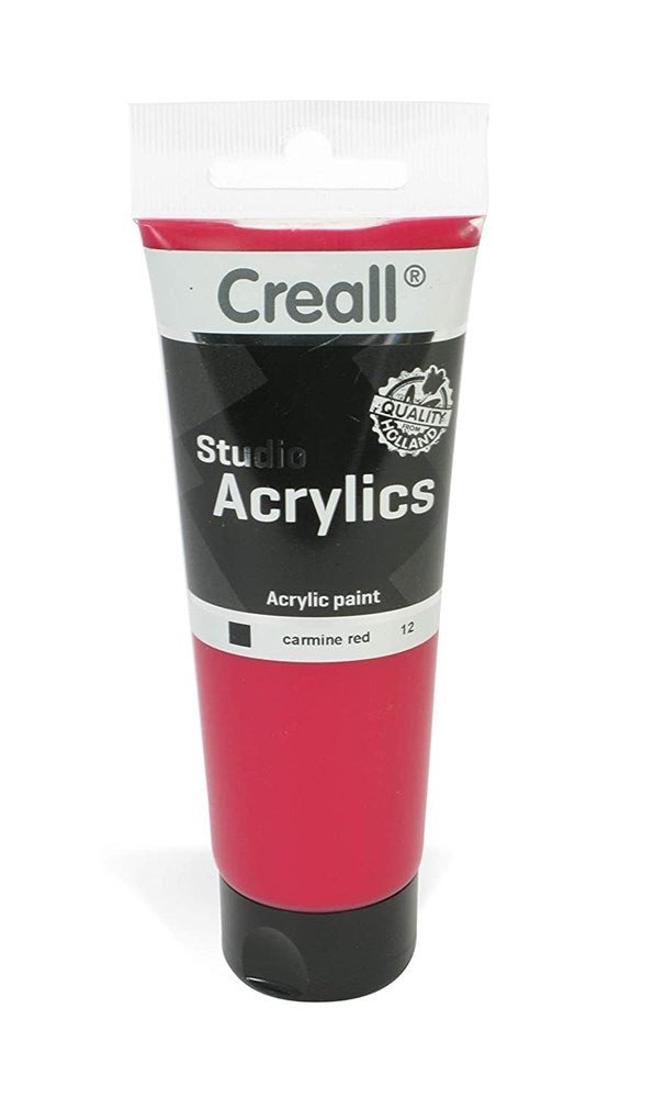 Creall Studio Acrylic - 120Ml Tube Carmine Red - ABC School Supplies