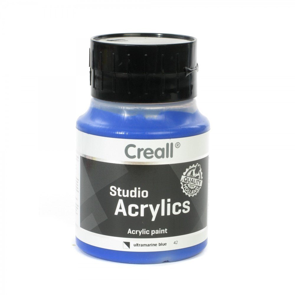 **Creall Studio Acrylic 500Ml - Ultra Marine Blue - ABC School Supplies