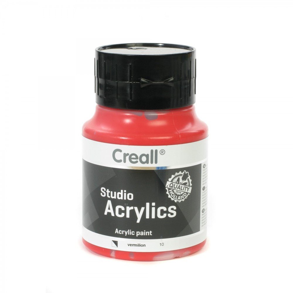 Creall Studio Acrylic 500Ml - Vermillion - ABC School Supplies