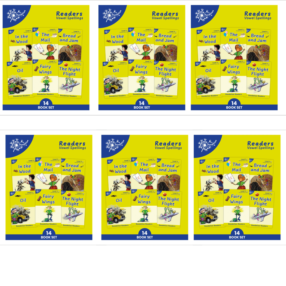 Dandelion Readers Pack 6 Level 1 (14 Titles) - 6 Pack - ABC School Supplies