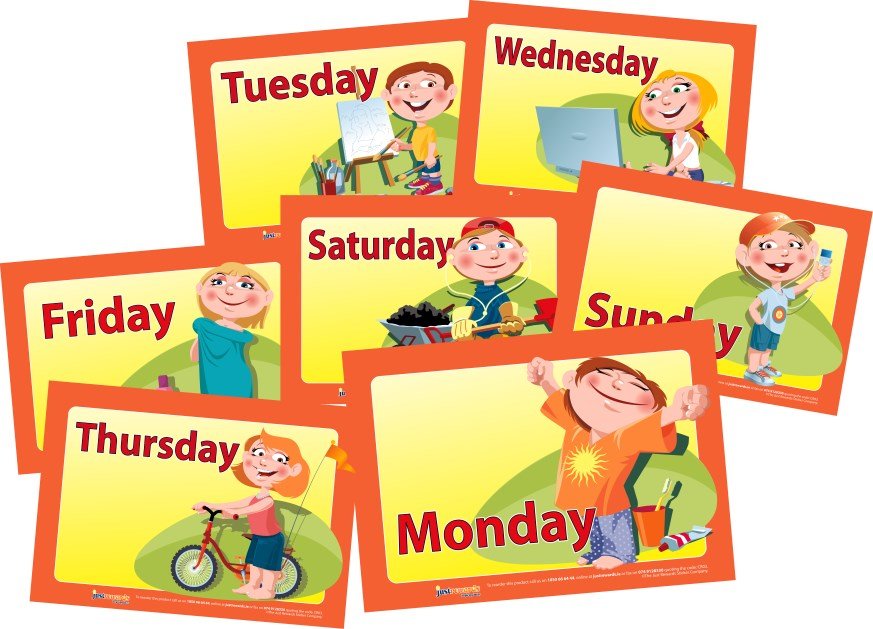 **Days Of The Week Classroom Signs - ABC School Supplies