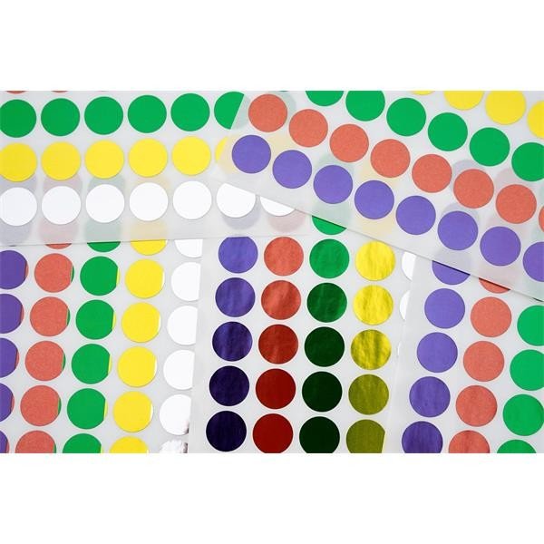 Dots Stickers – Pack Of 200 - ABC School Supplies