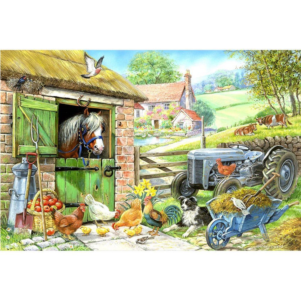 Down On The Farm - BIG 250 Piece Jigsaw Puzzle - ABC School Supplies