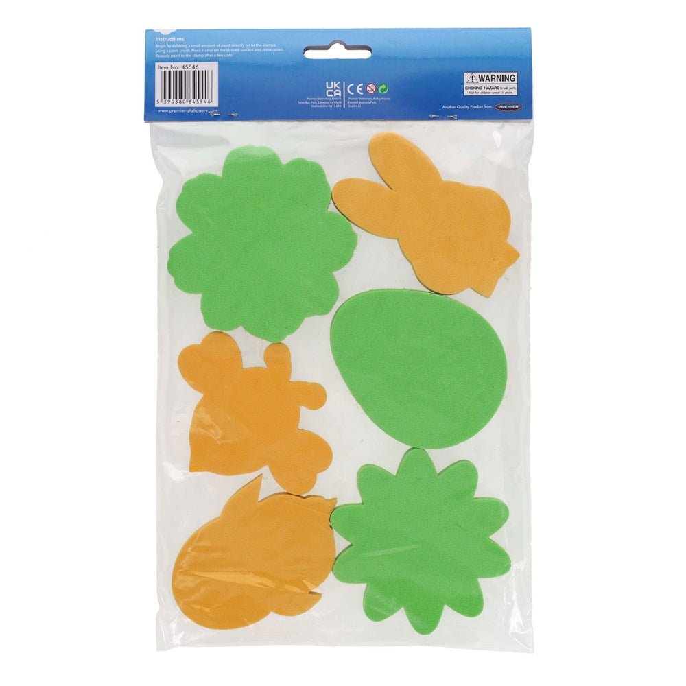 Easter Foam Stampers Pack of 6 - ABC School Supplies