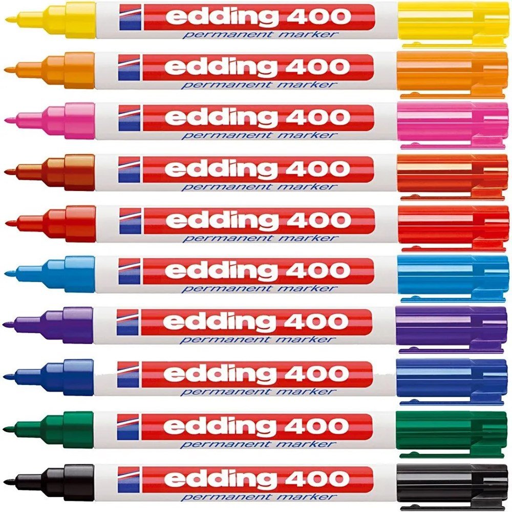 Edding Permanent Asstd Markers 400 Pack of 10 - ABC School Supplies