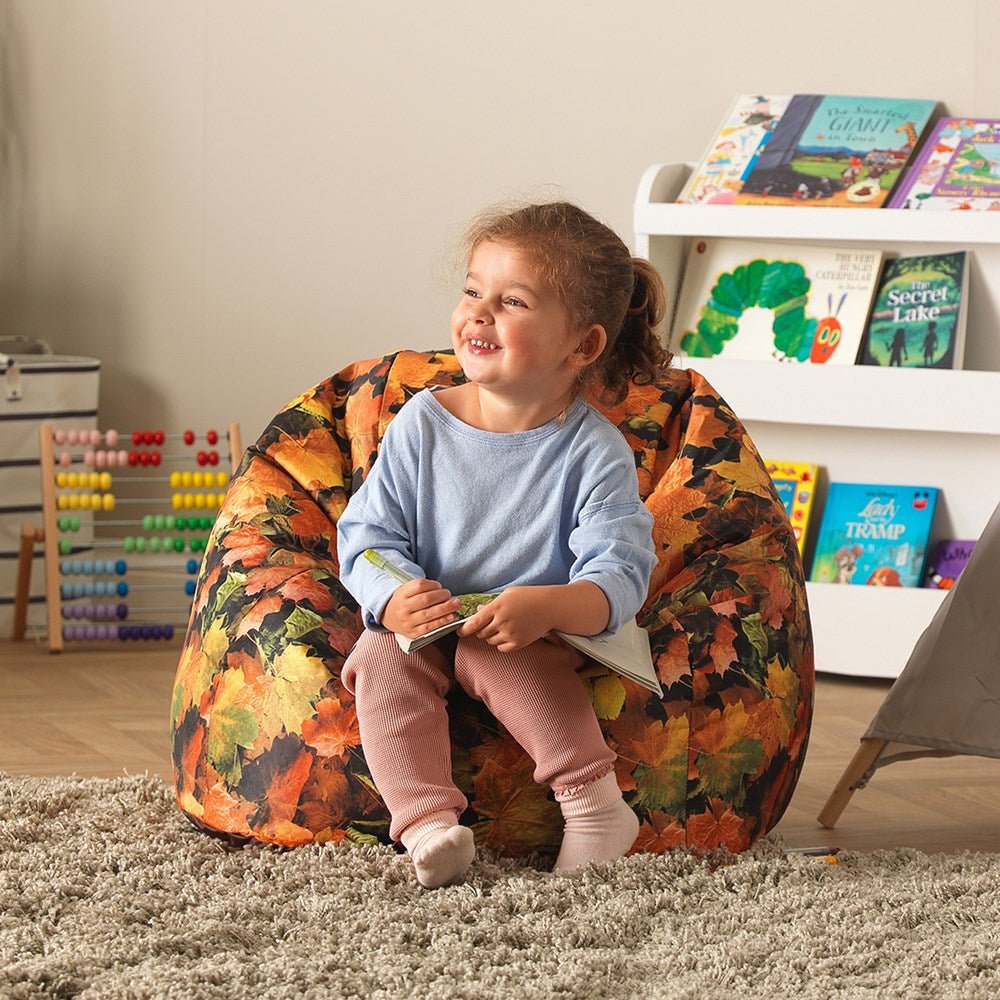 Eden Learning Nature Autumn Leaves Print Bean Bag - ABC School Supplies