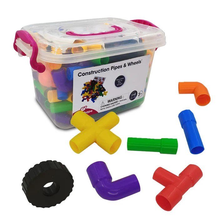 **Edushape Construction Pipes & Wheels - ABC School Supplies