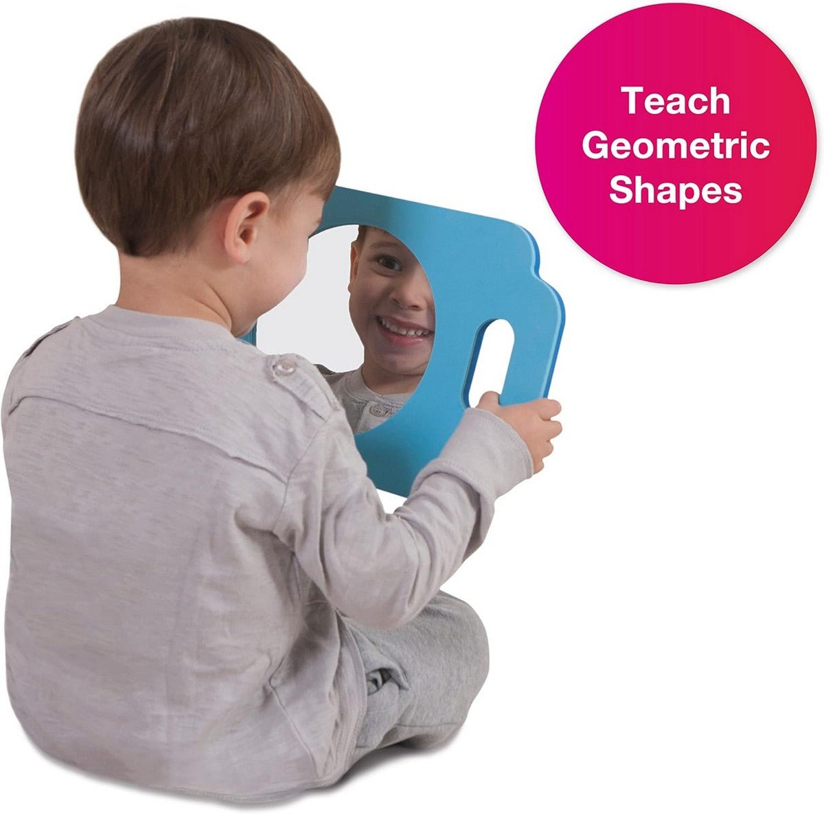 Edushape Geometric Foam Mirror Boards Set Of 4 - ABC School Supplies