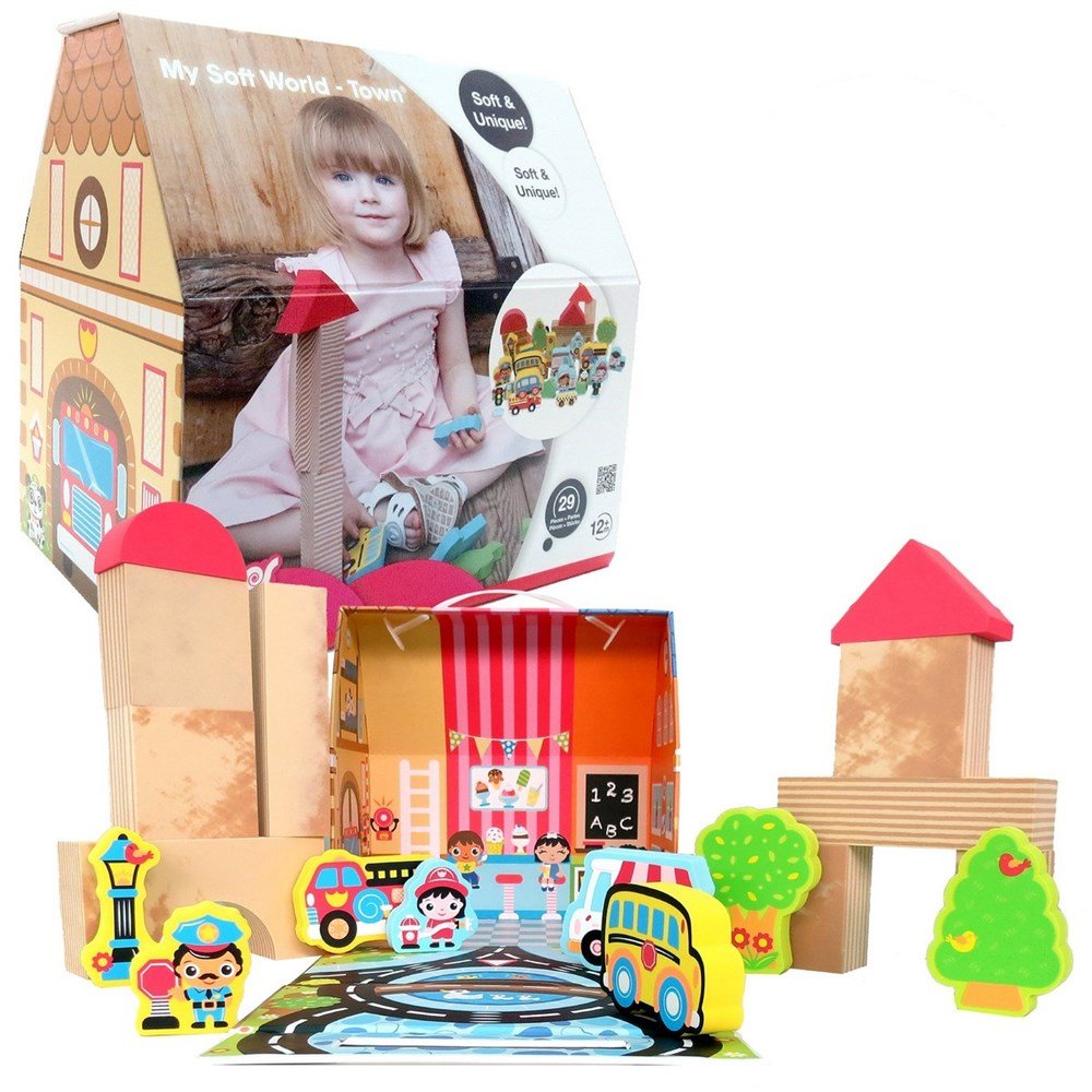 Edushape My Soft World Town - ABC School Supplies