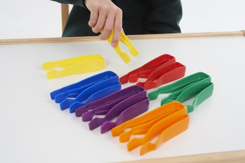 Edx Education Tweezers Jar Of 12 - ABC School Supplies