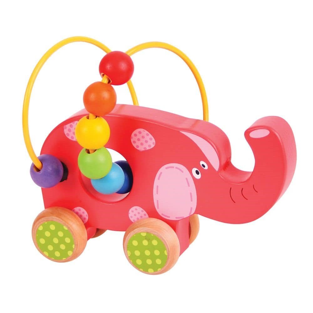 Elephant Push Along Bead Frame - ABC School Supplies
