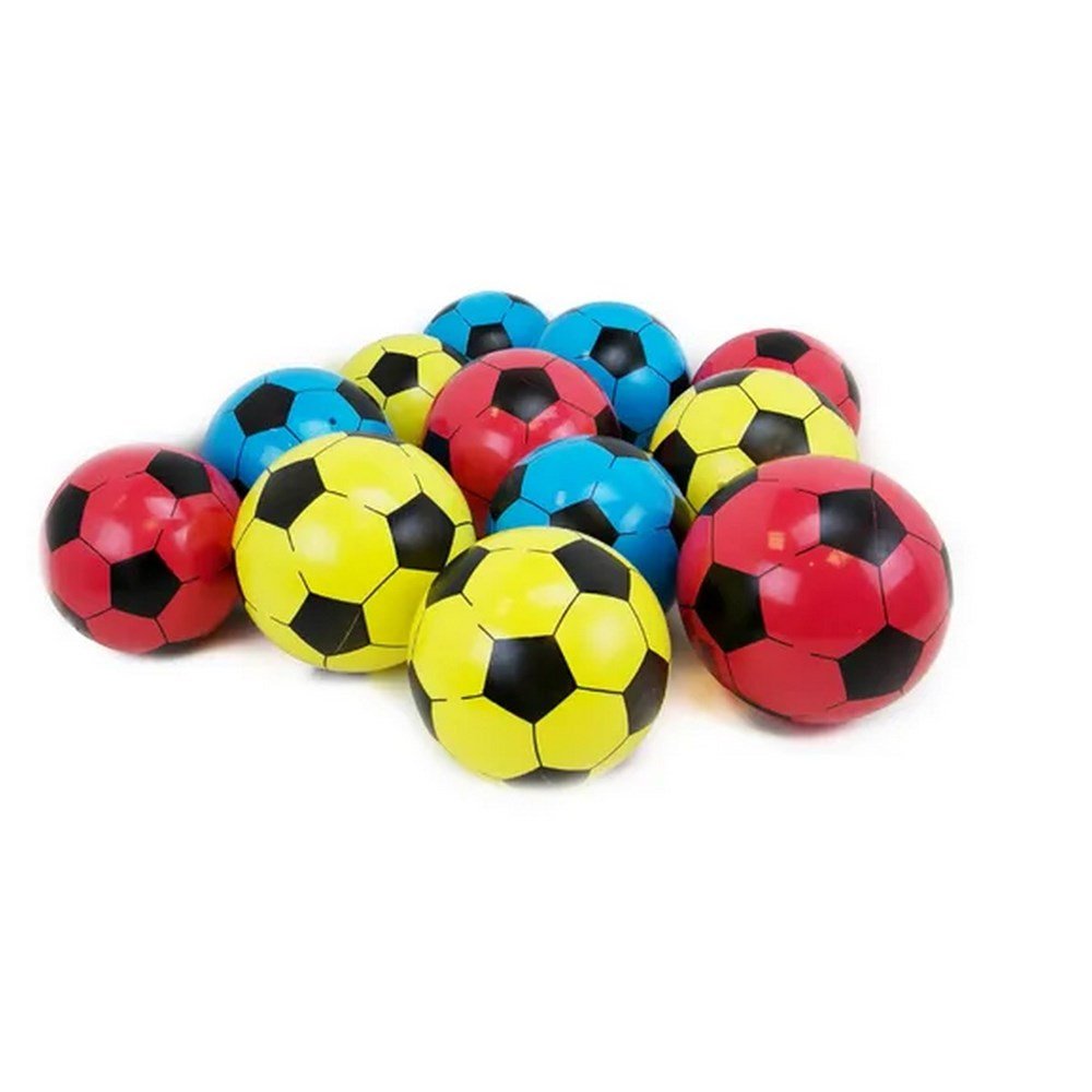 Everyday Soccer Play Balls - Assorted - 190mm - Pack of 12 - ABC School Supplies