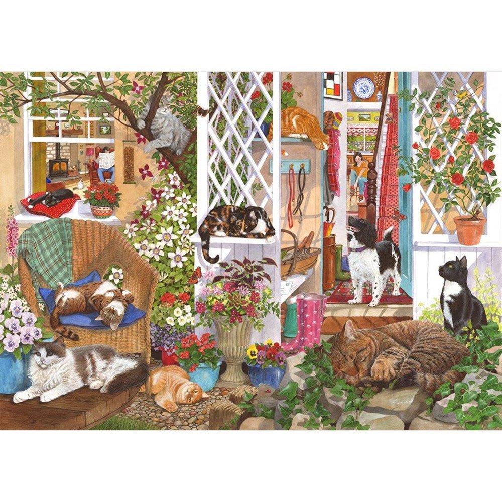 Feline Fine - 1000 Piece Jigsaw Puzzle - ABC School Supplies