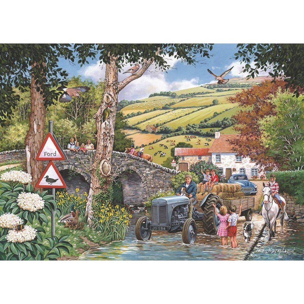 Fergie At The Ford - 1000 Piece Jigsaw Puzzle - ABC School Supplies