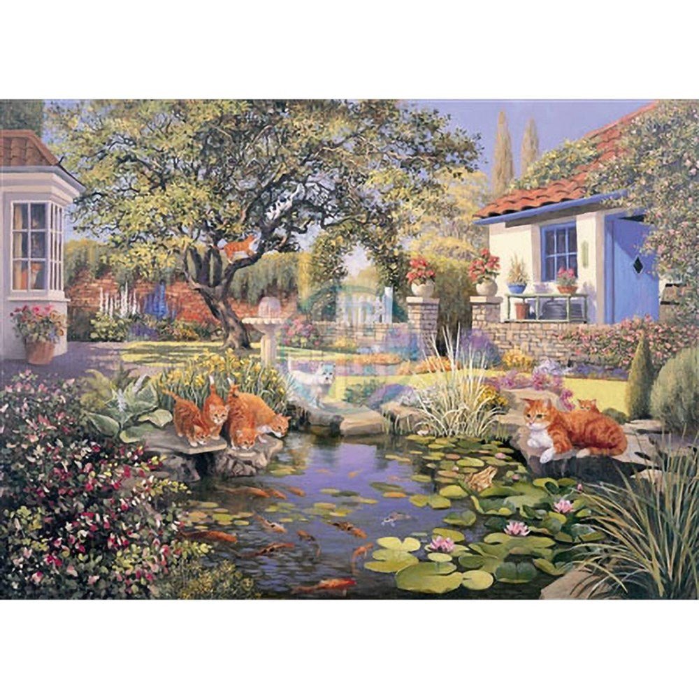 Garden Pond - 1000 Piece Jigsaw Puzzle - ABC School Supplies