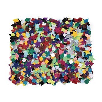 Glitter Shapes - Pack Of 3000 - ABC School Supplies