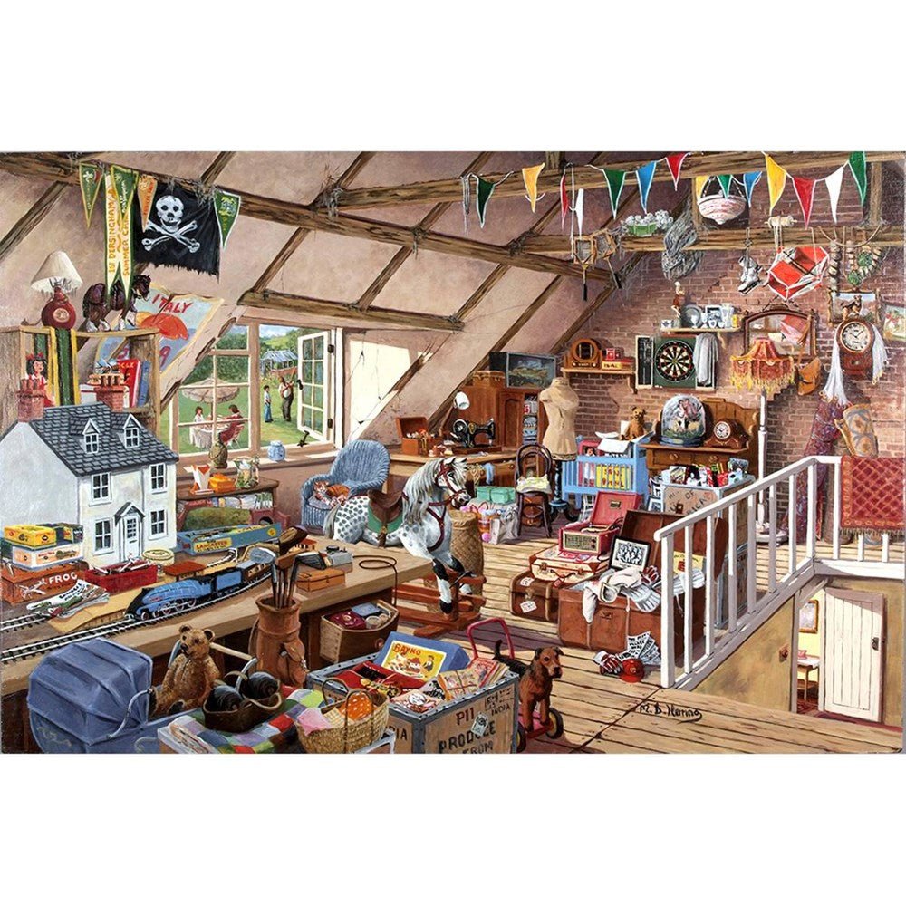 Grandma's Attic - 1000 Piece Jigsaw Puzzle - ABC School Supplies