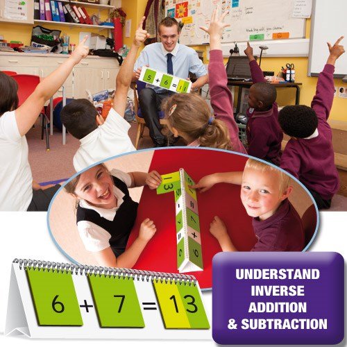 **Guess My Number Sentence (+/-) Flip Book - ABC School Supplies