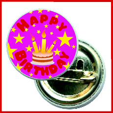 **Happy Birthday Badges - ABC School Supplies