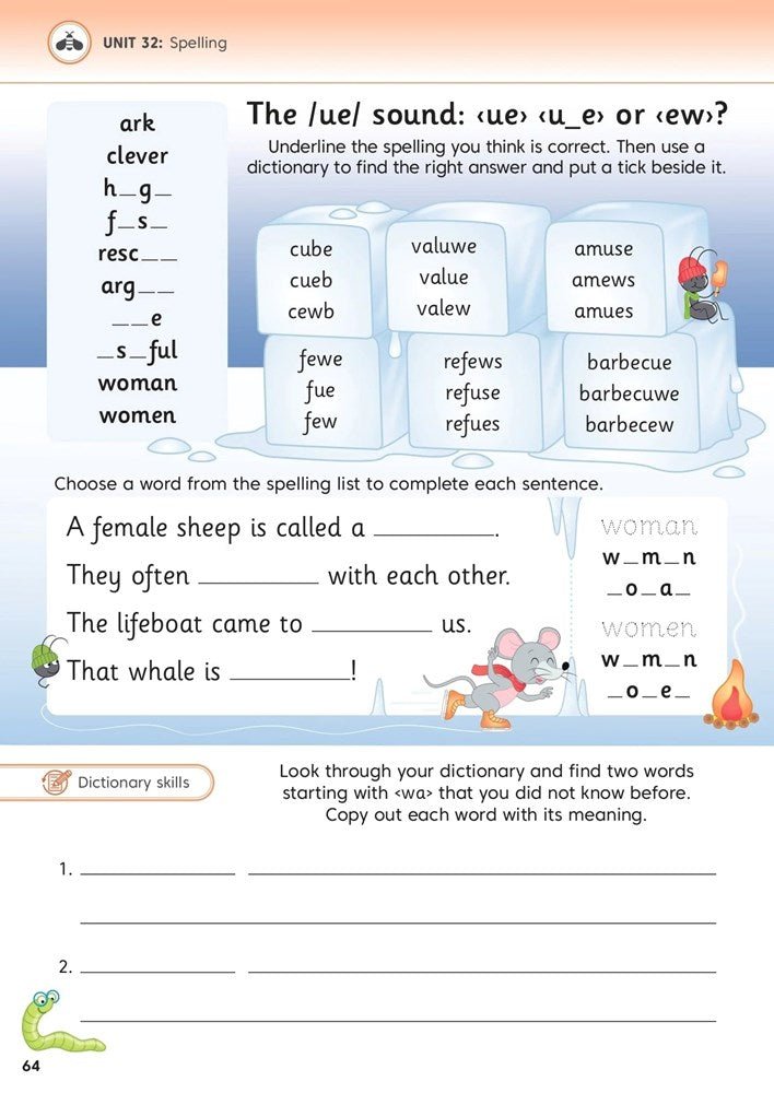 Jolly Literacy - Spelling, Grammar & Punctuation Pupil Book 2 - In Precursive Letters - New Edition - ABC School Supplies
