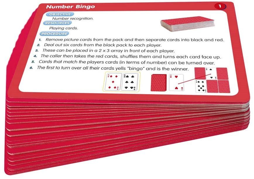 Junior Learning 50 Playing Card Activity Cards - ABC School Supplies