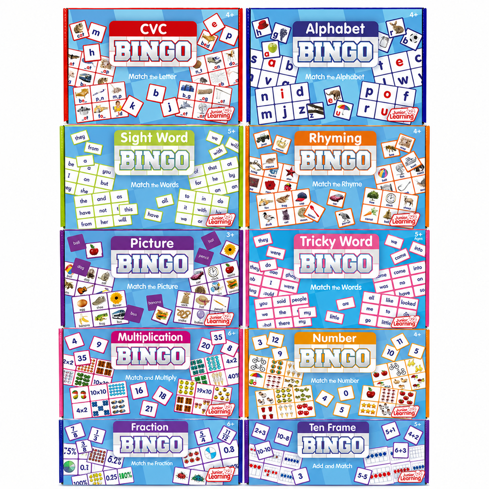 Junior Learning Bingo Complete Kit - ABC School Supplies