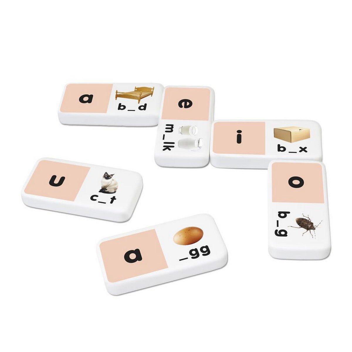 Junior Learning Short Vowel Dominoes - ABC School Supplies