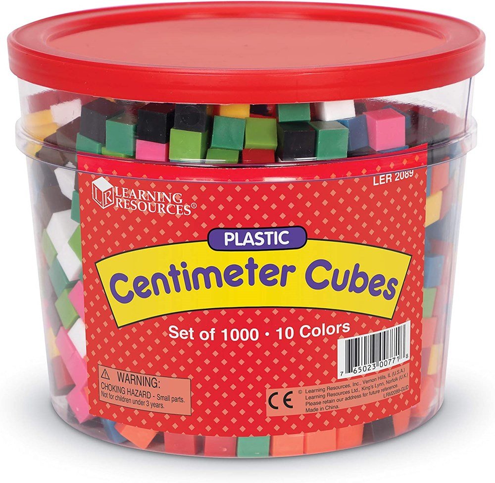 Learning Resources Centimetre Cubes (Set Of 1000) - ABC School Supplies