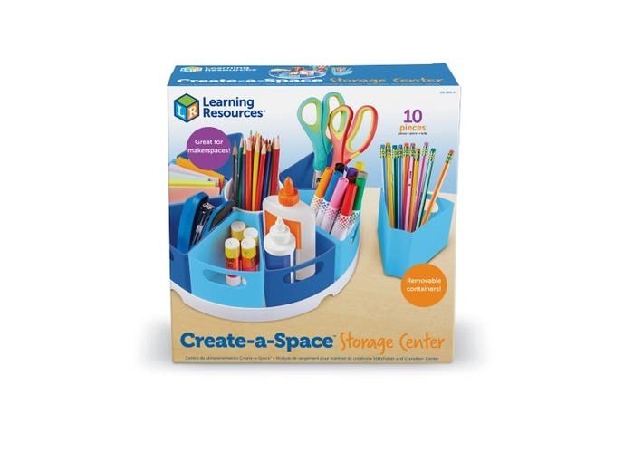 **Learning Resources Create - A - Space Caddy (Blue) - ABC School Supplies