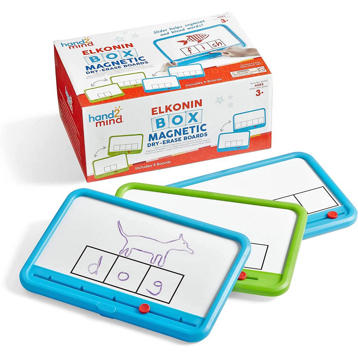 Learning Resources Elkonin Box Magnetic Dryerase Board Set - ABC School Supplies