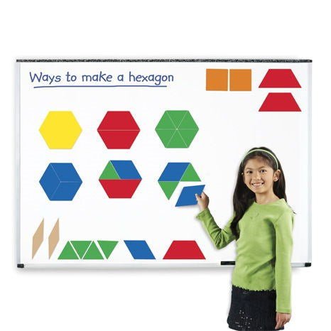 Learning Resources Giant Magnetic Pattern Blocks - ABC School Supplies