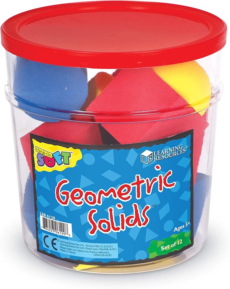 Learning Resources Handson Soft™ Geometric Solids (Set Of 12) - ABC School Supplies