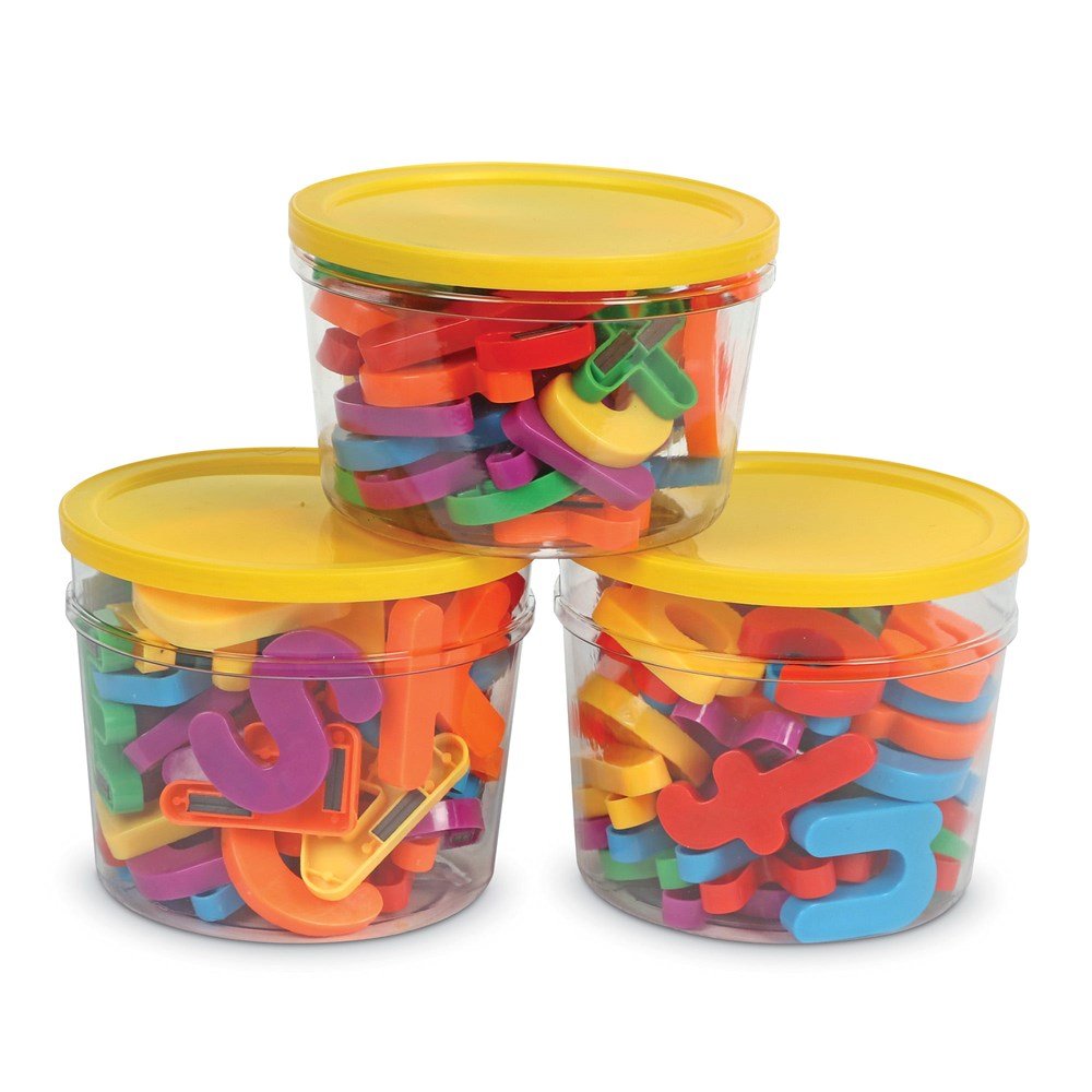 Learning Resources Jumbo Magnetic Letters & Numbers Bundle, 116 Pieces - ABC School Supplies