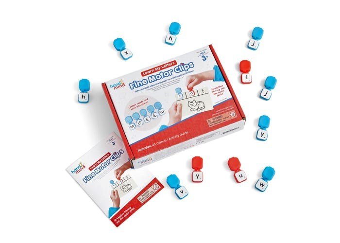 **Learning Resources Learn My Letters Fine Motor Clips - ABC School Supplies