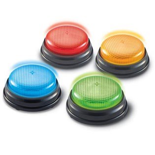 Learning Resources Lights And Sounds Buzzers (Set Of 4) - ABC School Supplies