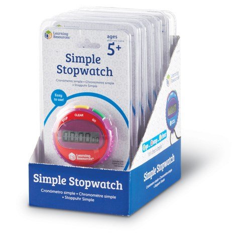 Learning Resources Simple Stopwatch (Set Of 6) - ABC School Supplies