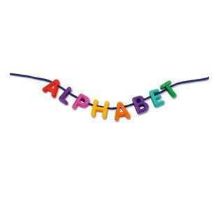 Learning Resources Uppercase Lacing Alphabet - ABC School Supplies
