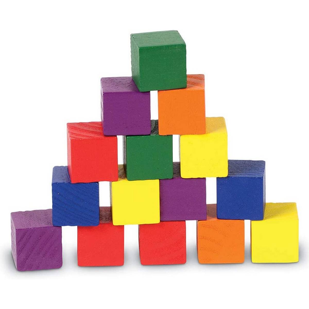 Learning Resources Wooden Colour Cubes™ (Set Of 102) - ABC School Supplies