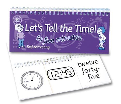 **Let's Tell The Time - 5 Minutes Flip Book - ABC School Supplies