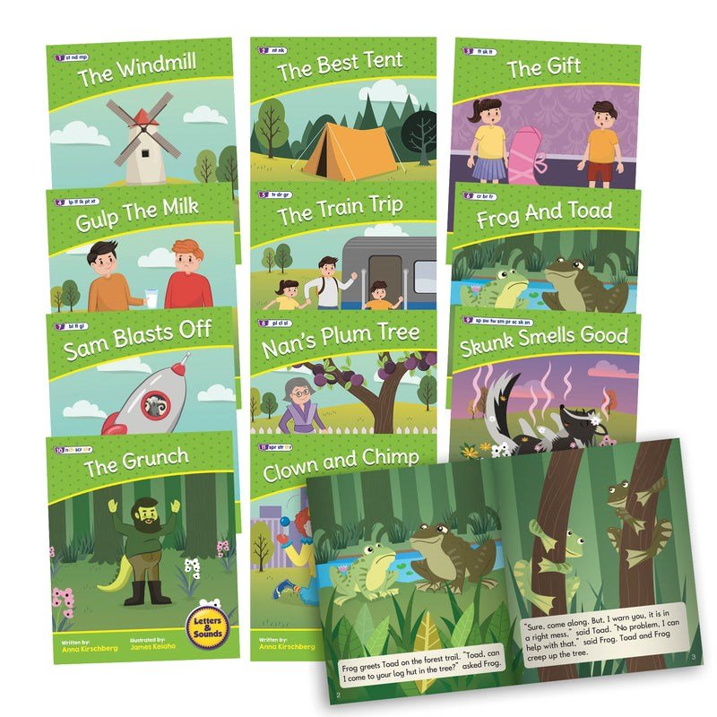 Letters & Sounds Phase 4 Set 2 Fiction - 6 Pack - ABC School Supplies
