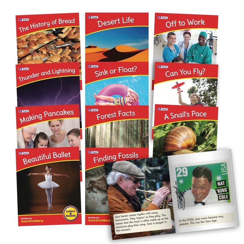 Letters & Sounds Phase 6 Set 2 Non - Fiction - 6 Pack - ABC School Supplies