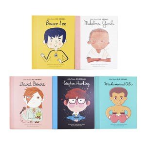 Little People, Big Dreams Trailblazing Men 5 Books by Maria Isabel Sanchez Vegara - Ages 7 - 9 - Hardback - ABC School Supplies