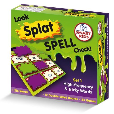 **Look, Splat, Spell, Check Games Level 1 - ABC School Supplies