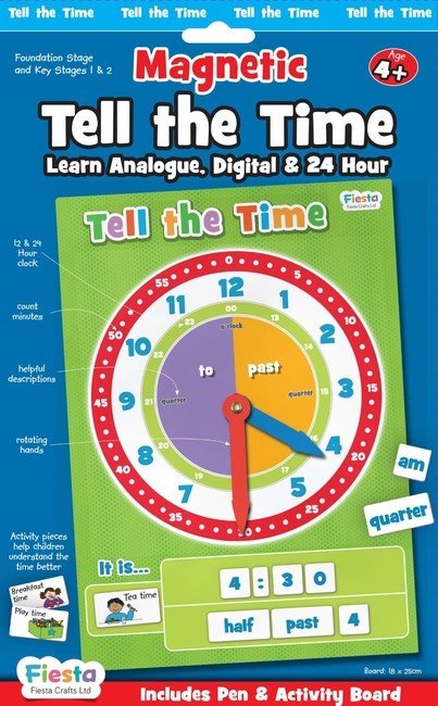 Magnetic Tell The Time - ABC School Supplies