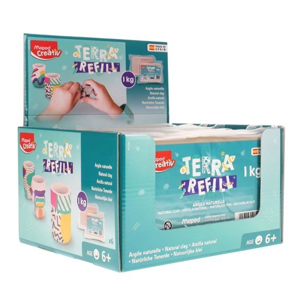 Maped Creativ 1kg Terra Refill Clay - ABC School Supplies